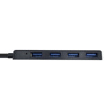 EAN 8436574704112 - AISENS A106-0399 hub de interfaz USB 3.2 Gen 1 (3.1 Gen 1) Type-A 5000 Mbit/s imagen 2
