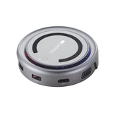 Docking Usb Tipo-C Con Cargador Qi Canyon Cns-Tds07dg 2x Usb 2x Usb Tipo-C 1x Hdmi 1x Rj45 Gris Oscuro