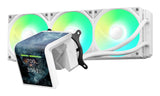 K Tryx Panorama Se Argb 360 Komplett-Wasserkühlung, 3d-Amoled-Display - 360mm, Weiss