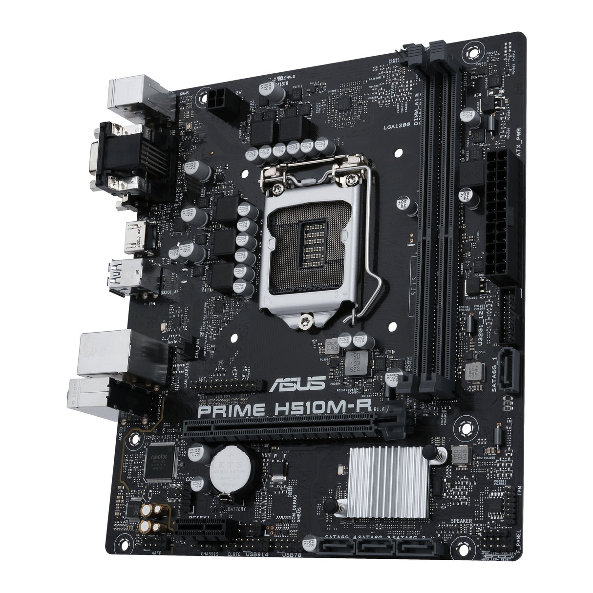 Placa Base Asus Lga1200 Prime H510m-R  No M2, Matx  2xddr4 2933 4xsata3 Usb3.2