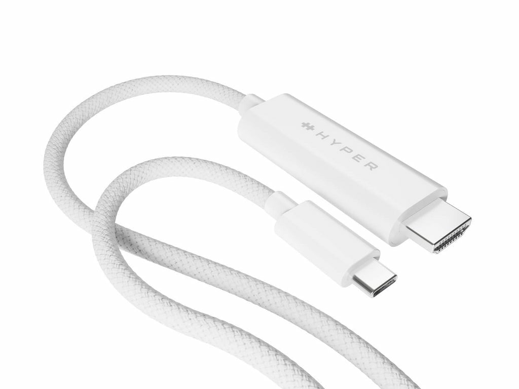 Cable Hyper 4k Usb-C A Hdmi - Blanco