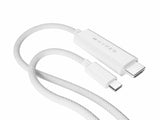 Cable Hyper 4k Usb-C A Hdmi - Blanco