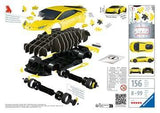 Puzzle 3d Pojazdy Lamborghini Huracan Evo Giallo
