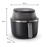 Philips Airfryer 3000 Series Na341/00, 7.2l Black Eu