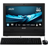 Msi Pro Ap162t Adl-025xfr Intel® N N100 39,6 Cm (15.6) 1920 X 1080 Pixels Pantalla Táctil Pc All-In-One 4 Go Ddr4-Sdram 256 Go Ssd Wi-Fi 6 (802.11ax) Negro