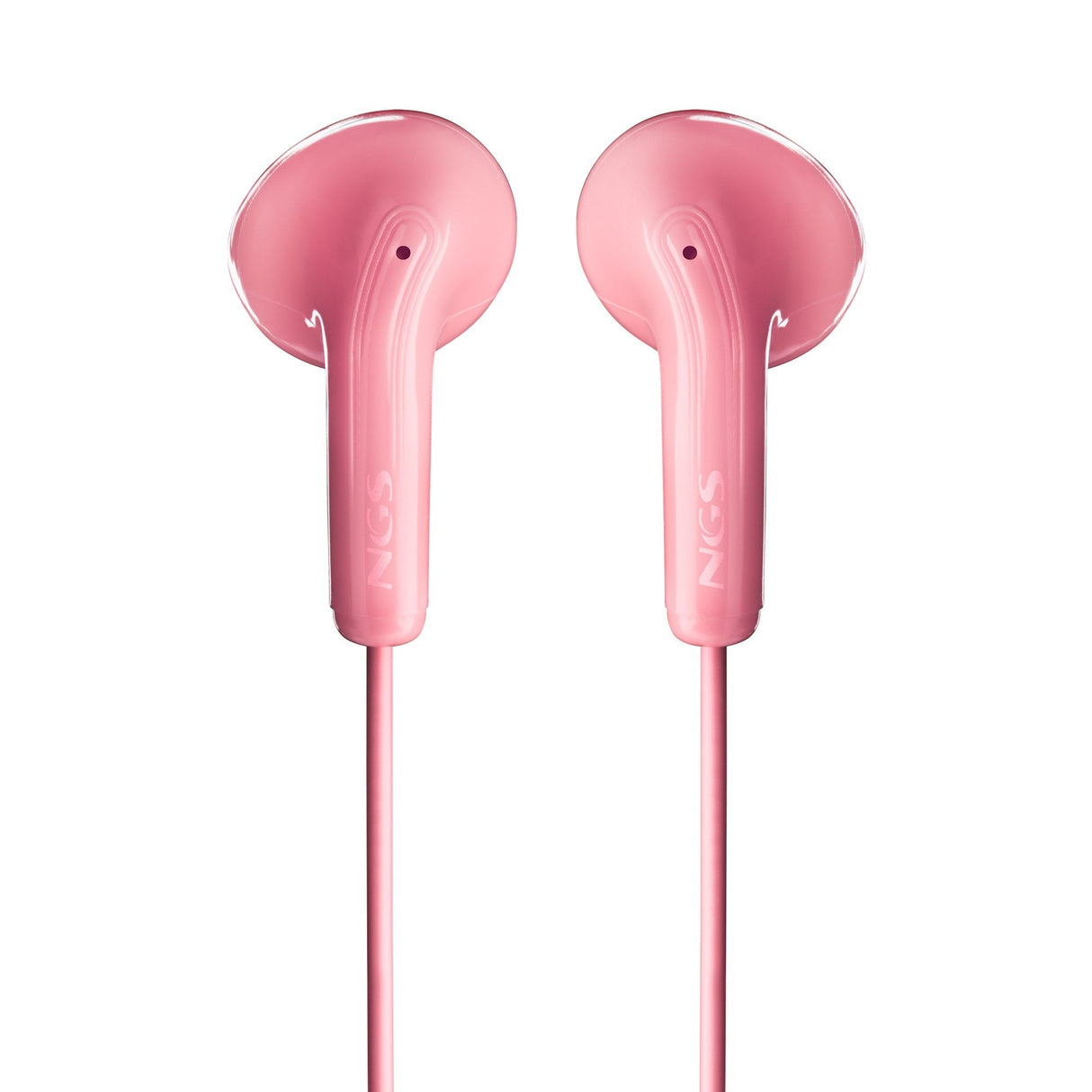 Auriculares Intrauditivos Ngs Cross Flip Con Micrófono Jack 3.5 Rosas