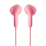 Auriculares Intrauditivos Ngs Cross Flip Con Micrófono Jack 3.5 Rosas