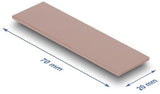 Delock Wärmeleitpad 70 X 20 X 1,75 Mm Para M.2 Module 3,0 W/Mk - Silikonfrei