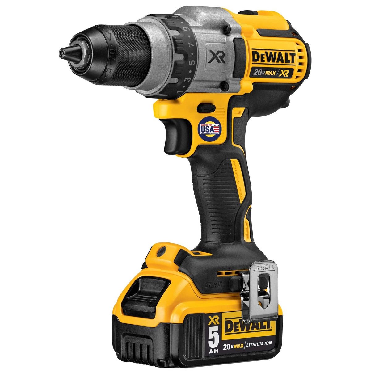 Dewalt Taladro / Atornillador Li-Ion Baterias + Cargador 18v 5ah Dcd991p2-Qw