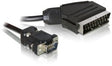 EAN 4043619650286 - DeLOCK 65028 adaptador de cable de vídeo 2 m SCART (21-pin) VGA (D-Sub) Negro imagen 1