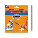 Bic Lápices De Colores Kids Evolution Stripes Estuche De 24 C/Surtidos
