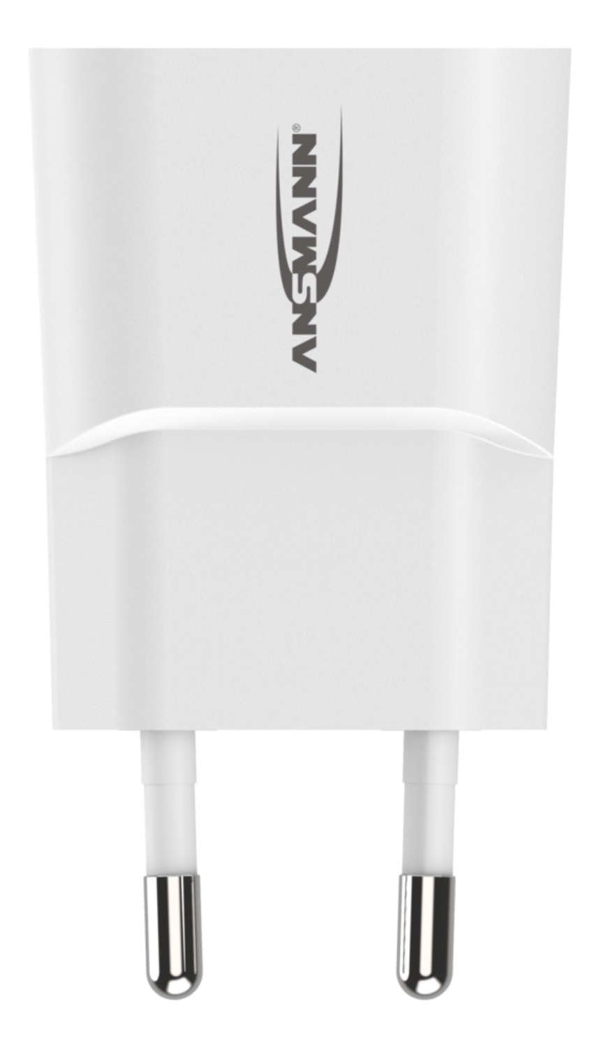 Cargador De Casa Ansmann Hc105w 1xusb 1000ma Blanco