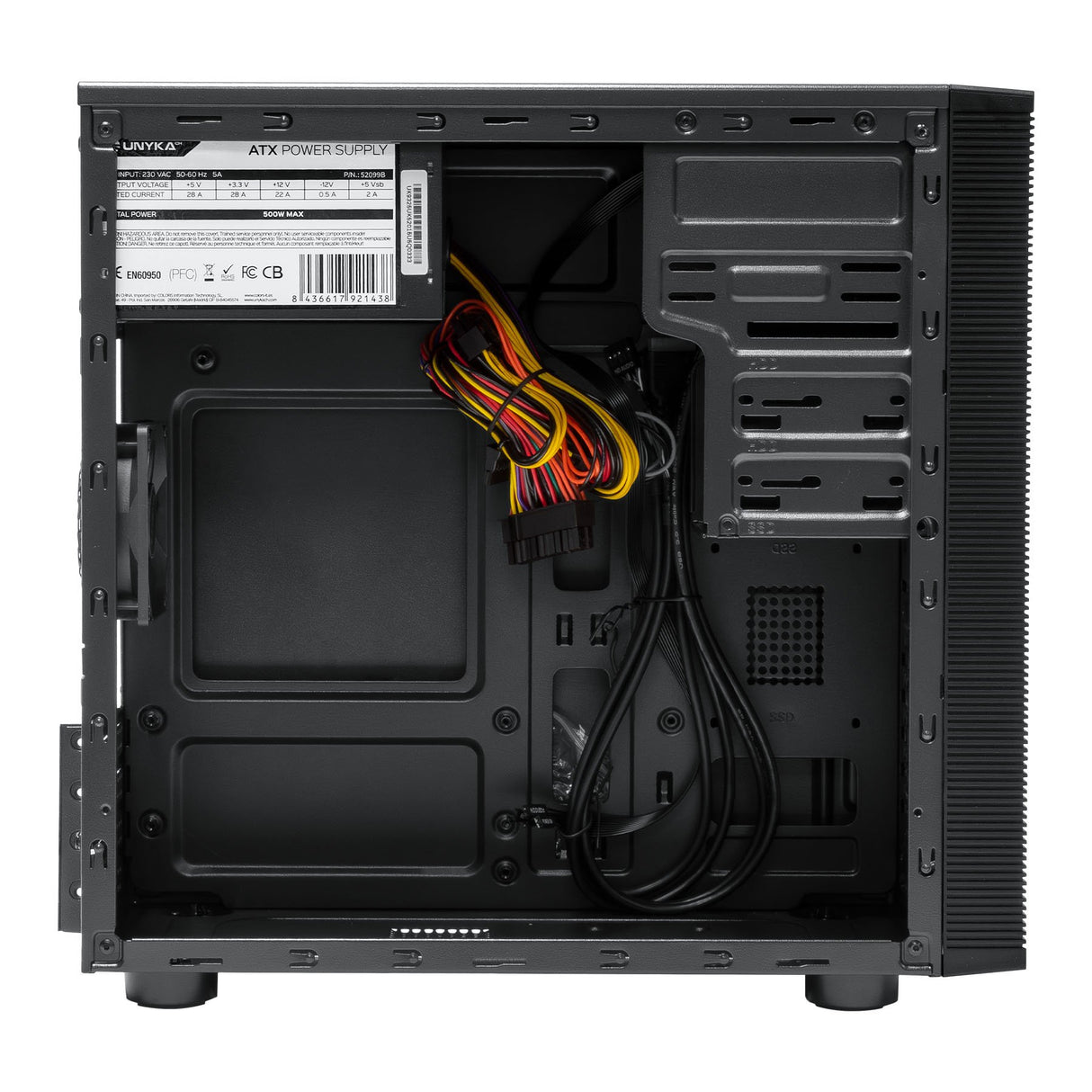 EAN 8436617921827 - UNYKAch AERO C15 Midi Tower Negro imagen 3