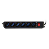 EAN 8057685300415 - Techly IUPS-PCP-6V base múltiple 1,5 m 6 salidas AC Negro imagen 3