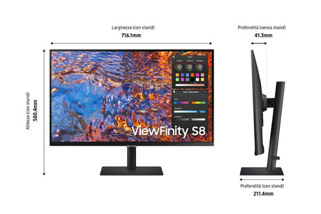 EAN 8806094355802 - Samsung LS32B800PXU pantalla para PC 81,3 cm (32") 3840 x 2160 Pixeles 4K Ultra HD LCD Negro imagen 6