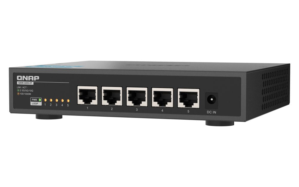 Qnap Qsw-3205-5t Switch 5 X Rj-45 (100m/1g/2,5g/5g/10g)