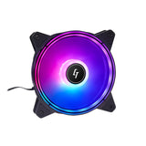 Ventilador Chieftec Rgb Nf-3012-Rgb, 120x120x25 Mm, Con Conector De 3 Pines / 4 Pines