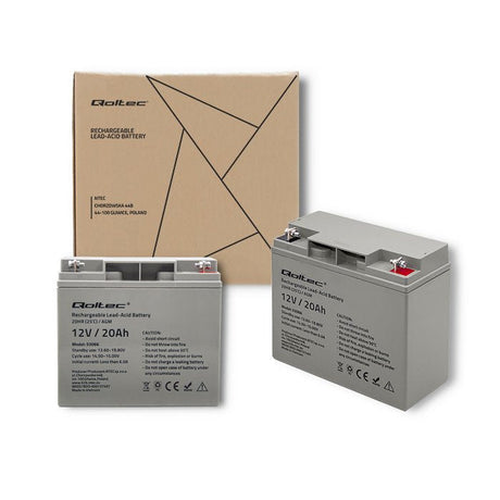 EAN 5901878530666 - Qoltec 53066 batería para sistema ups Sealed Lead Acid (VRLA) 12 V 20 Ah imagen 5