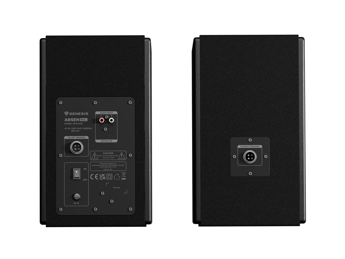 Genesis Arsen 502bt 2.0 Speakers, Black