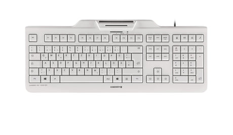 EAN 4025112083501 - CHERRY KC 1000 SC teclado Oficina USB QWERTY Inglés de EE. UU. Gris imagen 1