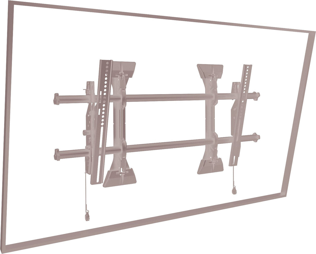 Chief Fusion Medium Portrait Tilt Tv Wall Mount For Displays 43-47" Black Kit De Montaje (Soporte Para Montaje En Pared Con Inclinación 2 Abrazaderas De Interfaz) Para Pantalla Plana Negro Tamaño De Pantalla: 32"-47" Interfaz De Montaje: 10
