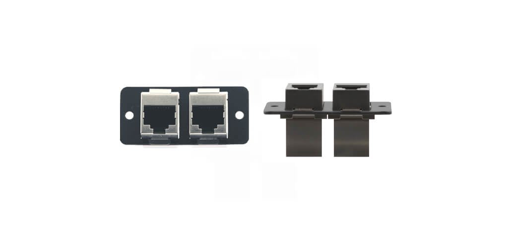 Kramer Electronics W4545(B) Placa De Pared Y Cubierta De Interruptor Negro
