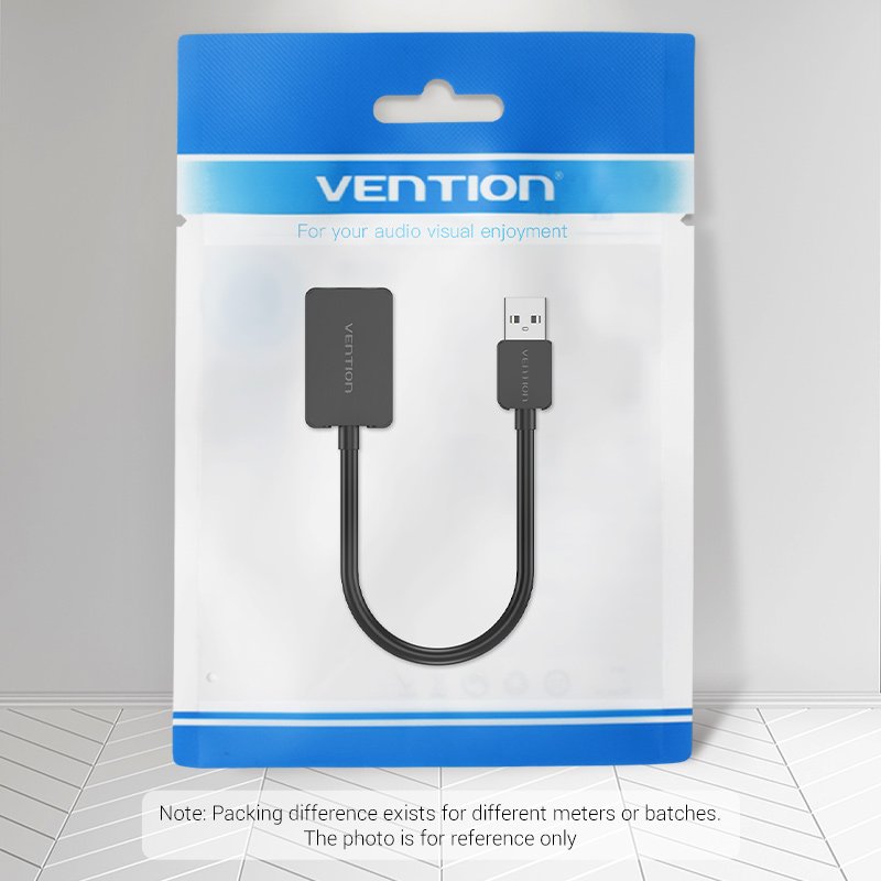 Tarjeta De Sonido Vention Cdyb0 2.1 Negro