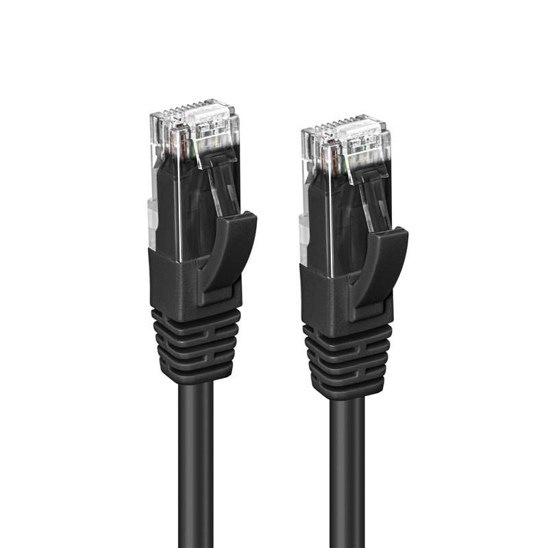 Cat6a Utp 20m Black Lszh Undshielded Network Cable,