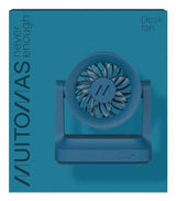 Muitomas Desk Mini Portable Fan With Usb-C Charge Blue Deskfanbl