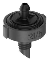 Gotero Micro-Drip-System Gardena 2 L/H, Presión Compensada (Gris Oscuro, 25 Piezas, Modelo 2023) 13302-20