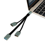 EAN 4052792048728 - LogiLink UA0315 hub de interfaz USB 3.2 Gen 1 (3.1 Gen 1) Type-C 5000 Mbit/s Negro, Gris imagen 6