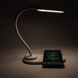 Lampara Led Denver Lqi - 55 Con Cargador De Movil Inalambrico - 3 Tonos De Luz