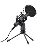 Microfono Trust Gxt 241 Velisca - Patron Cardiode -  Incluye Tripode Y Filtro Rejilla - Mute En Parte Trasera  - Usb  24182