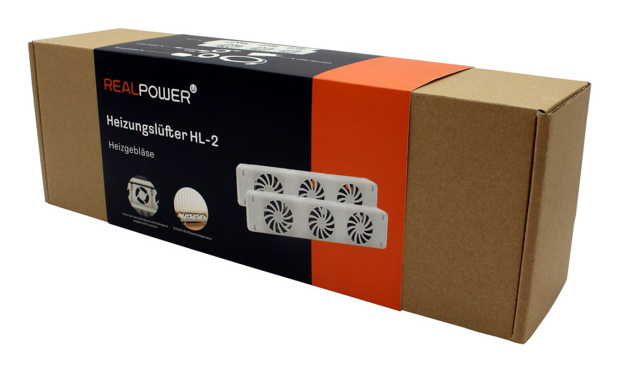 Ventilador Pc Realpower Hl-2 Interior Blanco