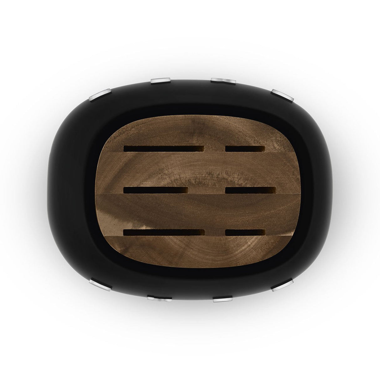 Bloque De Cuchillos Smeg Estilo Años 50 Negro Kbsf02bl