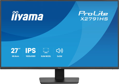 EAN 4948570127412 - iiyama ProLite X2791HS-B1 pantalla para PC 68,6 cm (27") 1920 x 1080 Pixeles Full HD LED Negro imagen 3