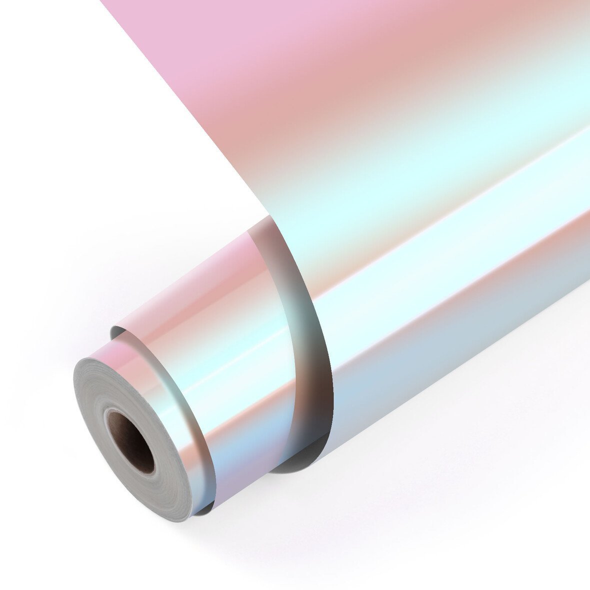 Loklik Permanent Adhesive Vinyl Holographic - Rosa