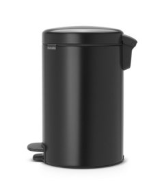Cubo Pedal Brabantia Newicon 12,0 L Negro Mate