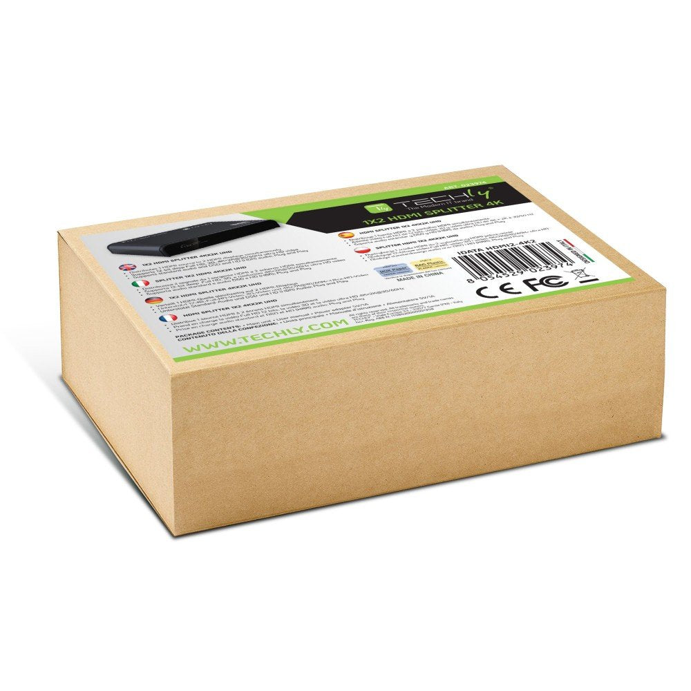 Techly Idata Hdmi2-4k2 Divisor De Video Hdmi 2x Hdmi