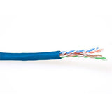 Bobina Cat 6 U/Utp  100m Flexible Azul, Awg24 Cu Pvc   Act