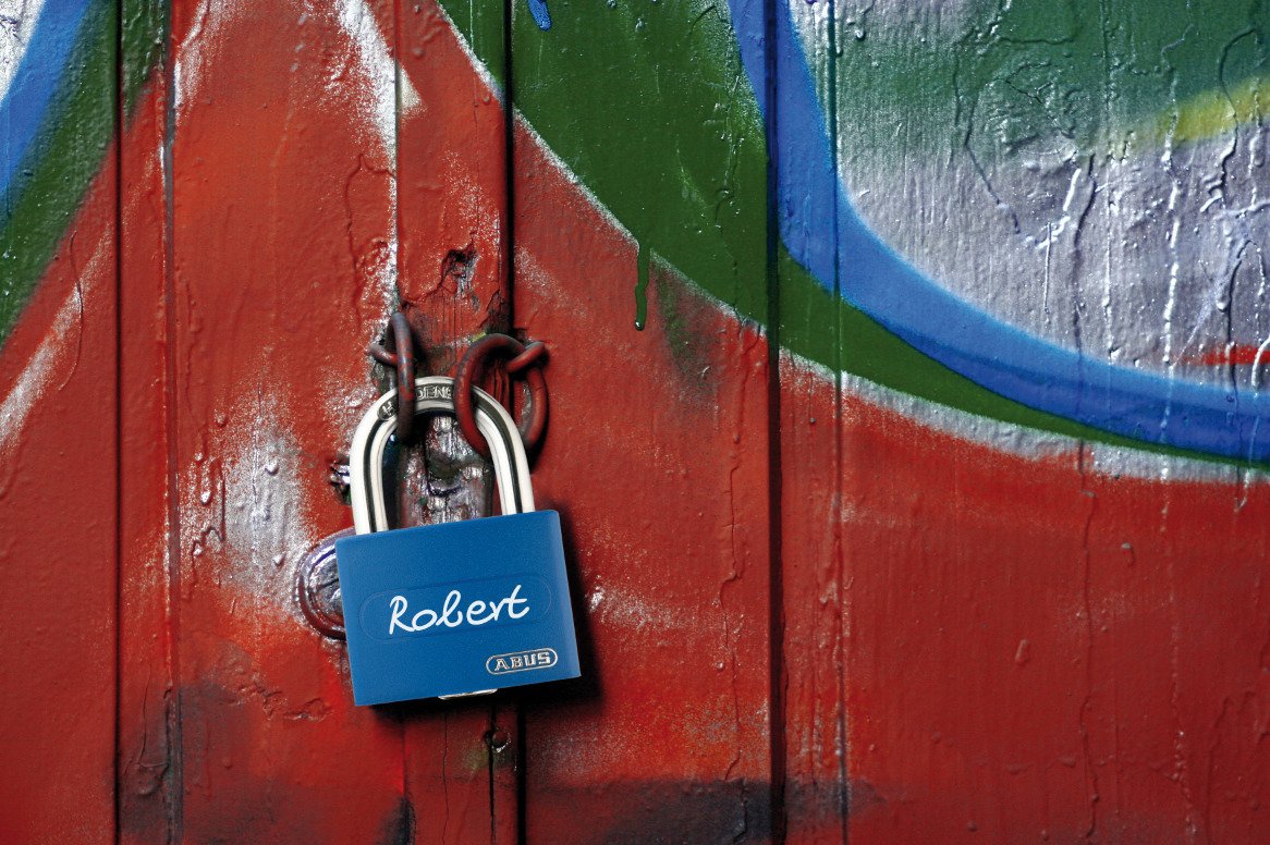 Abus T65al/40 Aluminium-Hangschloss, Azul