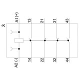 Siemens 3rh21222bb40 Hilfsschtz 2s+2 24vdc S00 Federzuganschluss