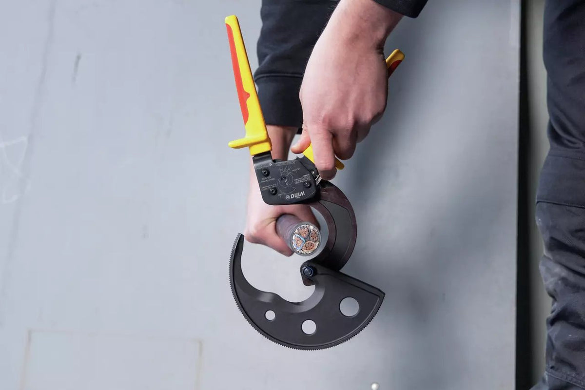 Wiha 46674 Cortacables Apto Para Abisoliertechnik Alu- Y Kupferkabel