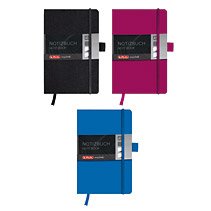 Cuaderno Herlitz My.Book A5 Cuadrado 96 Hojas. Azul Con Cinta De Lectura