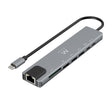 EAN 8052101431582 - Ewent EW1146 base para portátil y replicador de puertos Alámbrico USB 3.2 Gen 1 (3.1 Gen 1) Type-C Gris imagen 1