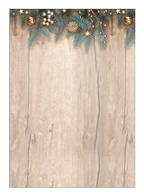 Sigel Papel De Carta Navideño Golden Greens Motiv Din A4 -/M²