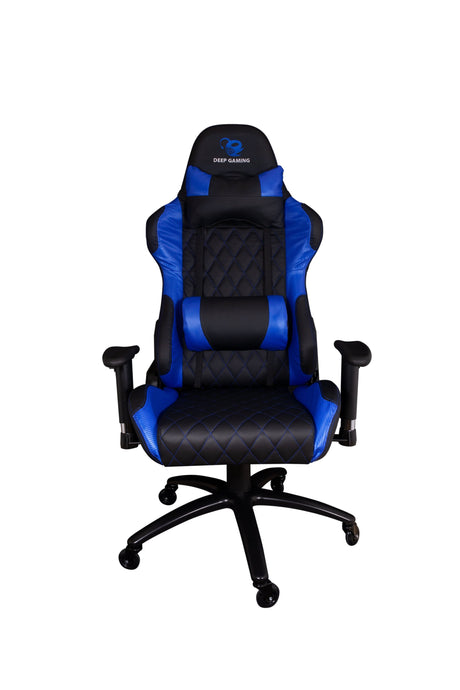 EAN 8436556143823 - Deep Gaming Deep Command II Silla para videojuegos de PC Asiento acolchado Negro, Azul imagen 1