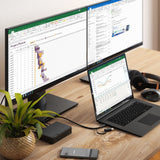 Alogic Duthdpr Hub De Interfaz Usb 3.2 Gen 1 [3.1 Gen 1] Type-C 5000 Mbit/S Negro
