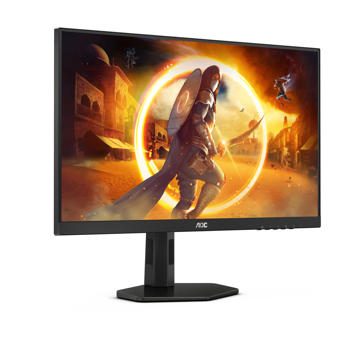 Monitor Aoc 27" Q27g4xn Gaming Negro (Mate)/Gris, Qhd, Fast Va, Adaptive-Sync, Panel De 180hz Q27g4xn