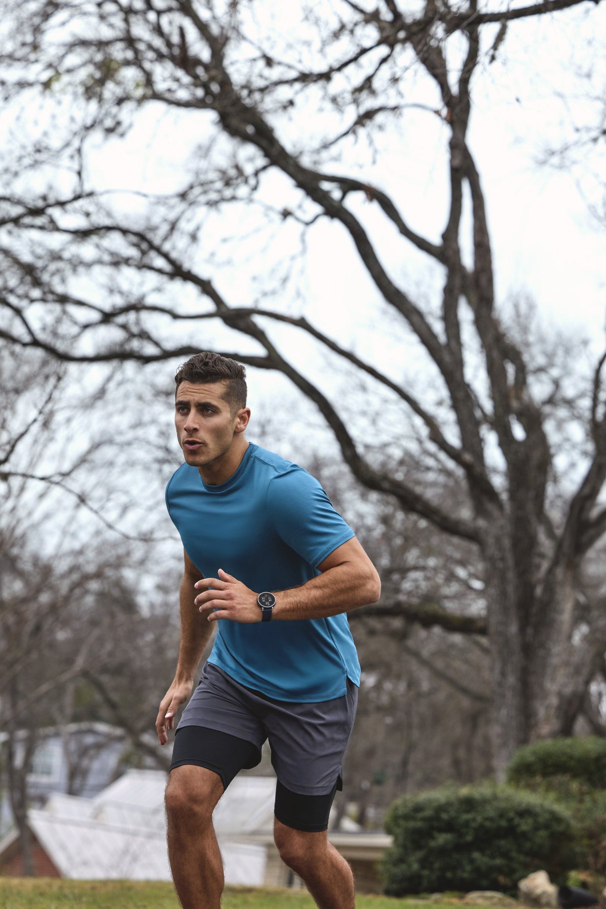 Smartwatch Amazfit Active 3 Premium Dark Azul  Hyrox-Modus